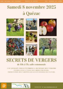 Lire la suite à propos de l’article Secrets de Vergers à Quézac, le 8 octobre 2025