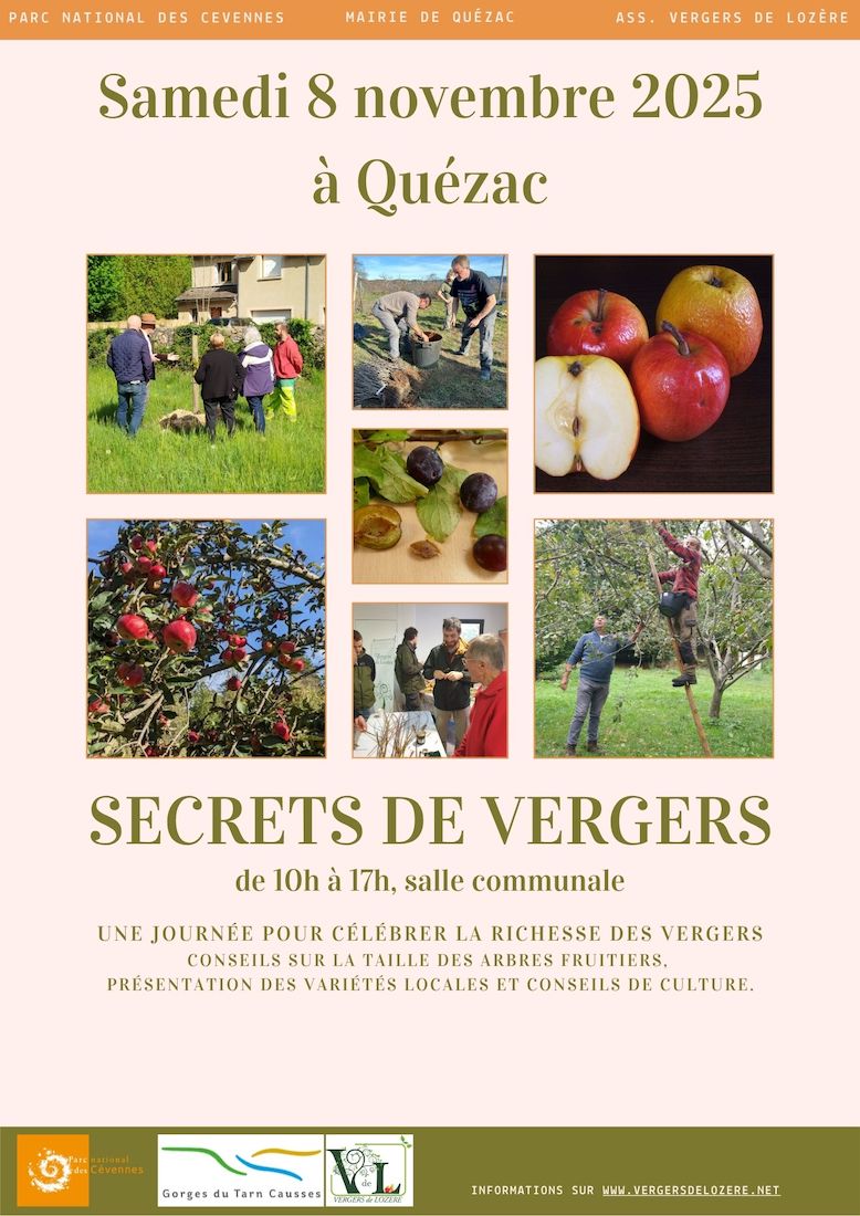 You are currently viewing Secrets de Vergers à Quézac, le 8 octobre 2025