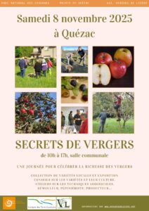 Lire la suite à propos de l’article Secrets de Vergers à Quézac, le 8 novembre 2025