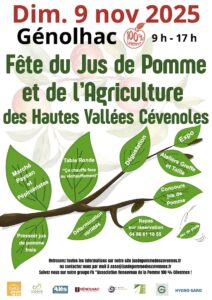Lire la suite à propos de l’article Fête du jus de pomme à Génolhac le 9 novembre