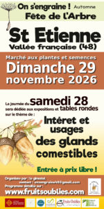 Lire la suite à propos de l’article le dimanche 29 novembre : Fête de l&rsquo;Arbre « On s&rsquo;engraine » à St-Etienne-VF